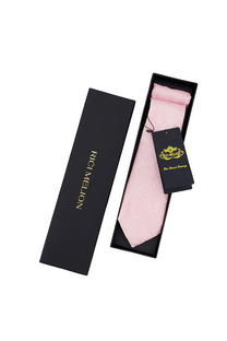 Safora Tie &amp; Pocket Square-PNK