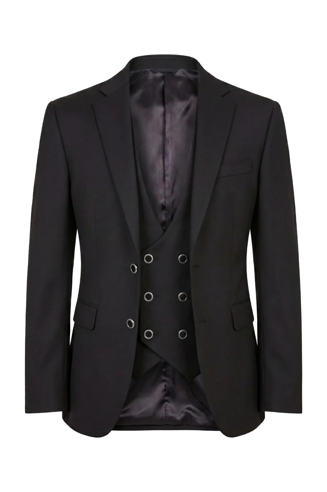 Novaro Three Piece Suit-BLK