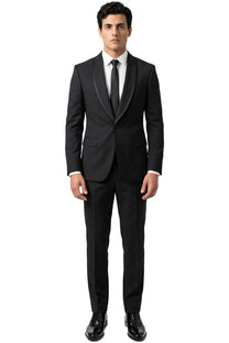 Inizio Two Piece Suit-BLK