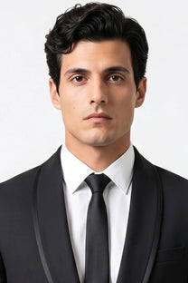 Inizio Two Piece Suit-BLK