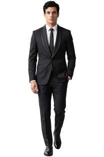 Inizio Two Piece Suit-BLK