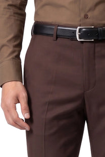 DIEGO Two Peice Suit Choclate Brown