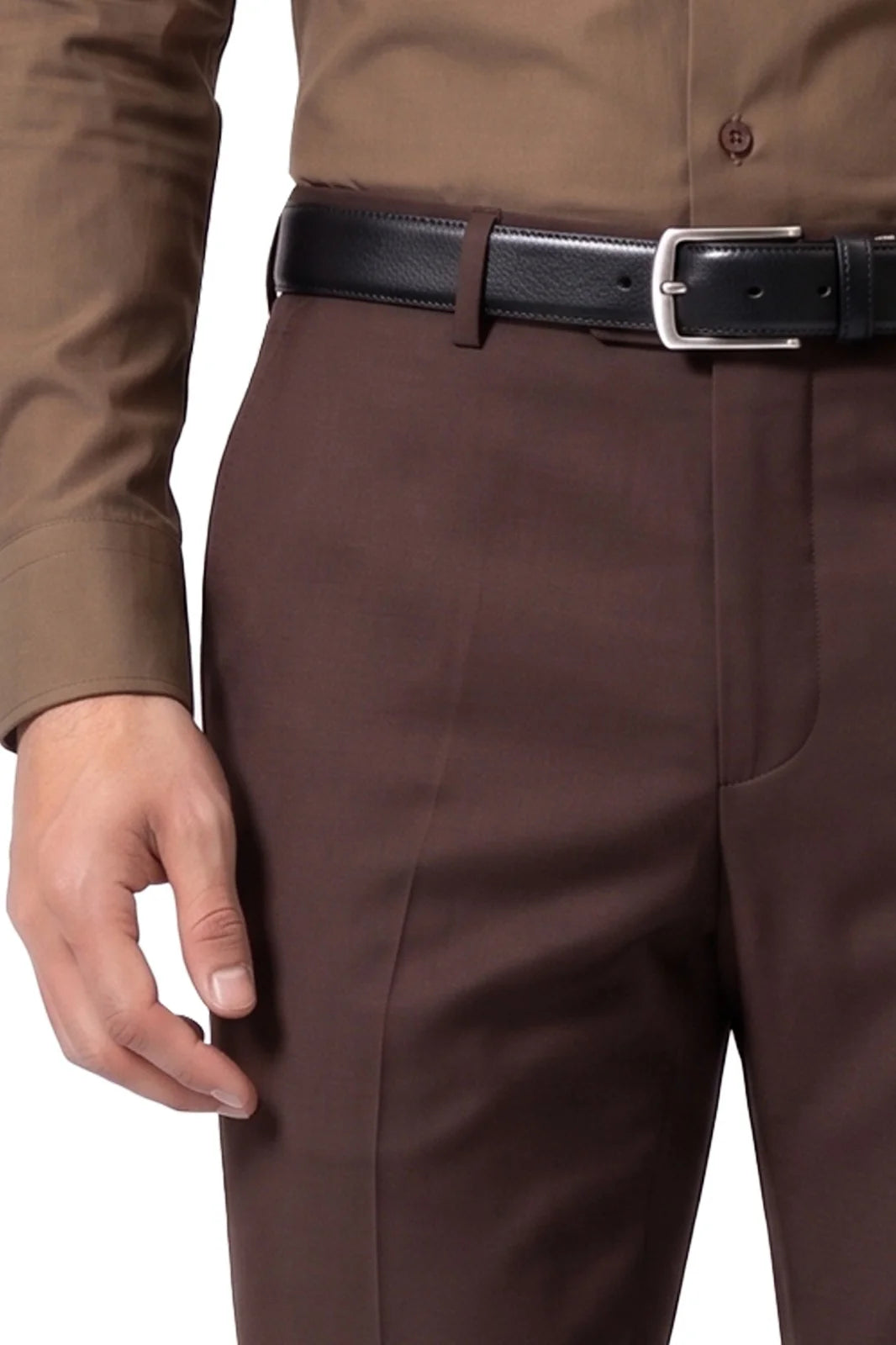 DIEGO Two Peice Suit Choclate Brown