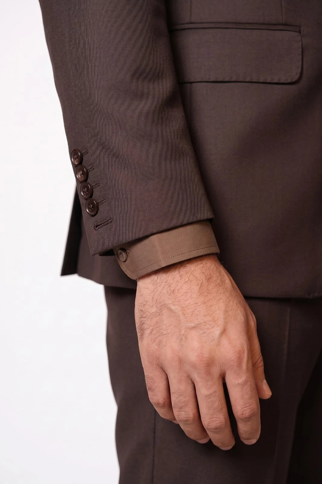 DIEGO Two Peice Suit Choclate Brown