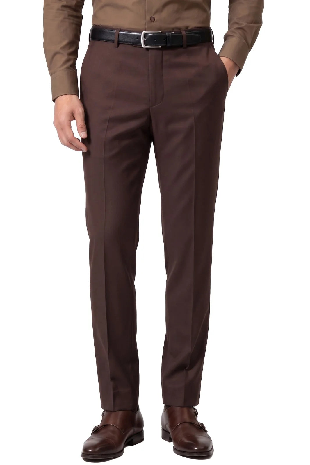 DIEGO Two Peice Suit Choclate Brown