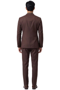 DIEGO Two Peice Suit Choclate Brown