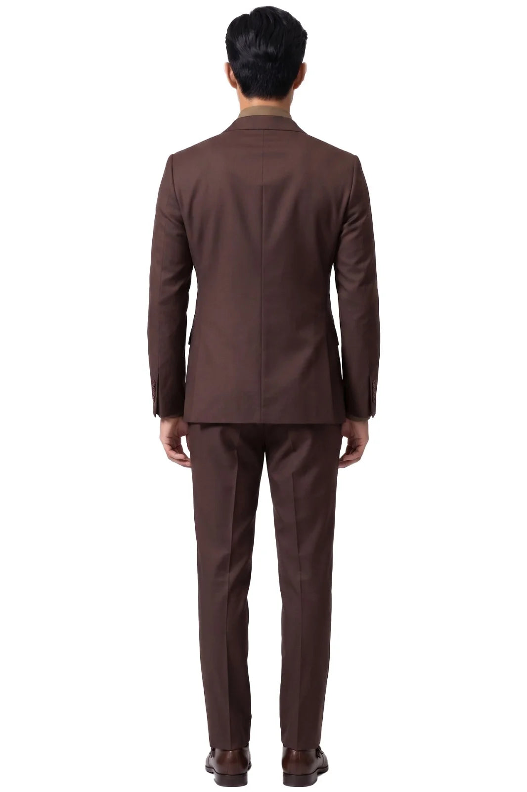 DIEGO Two Peice Suit Choclate Brown