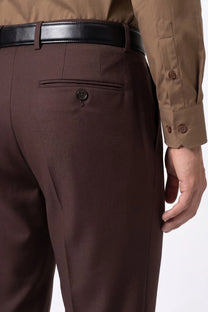DIEGO Two Peice Suit Choclate Brown