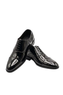 Bellissimo Leather Shoes-Patent Black