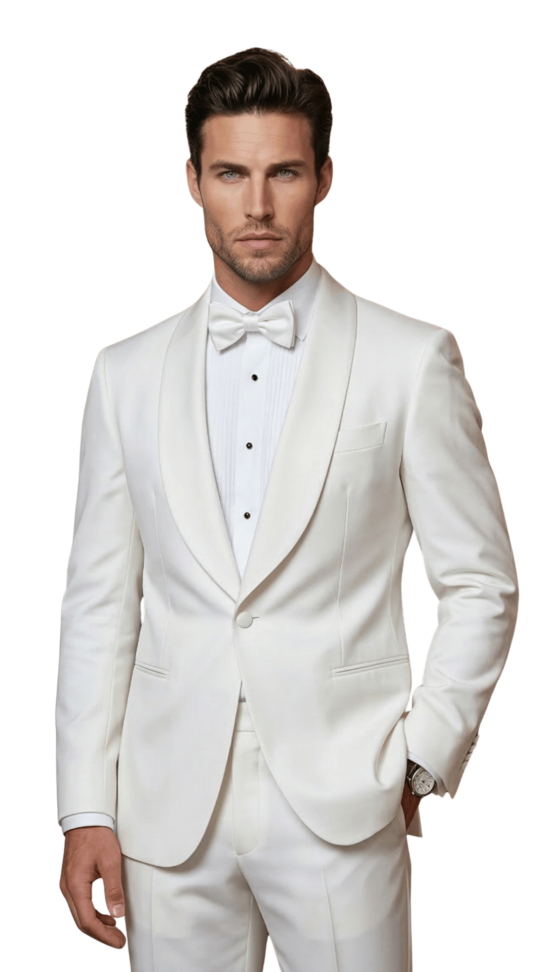 Virello Two Peice Suit Wht