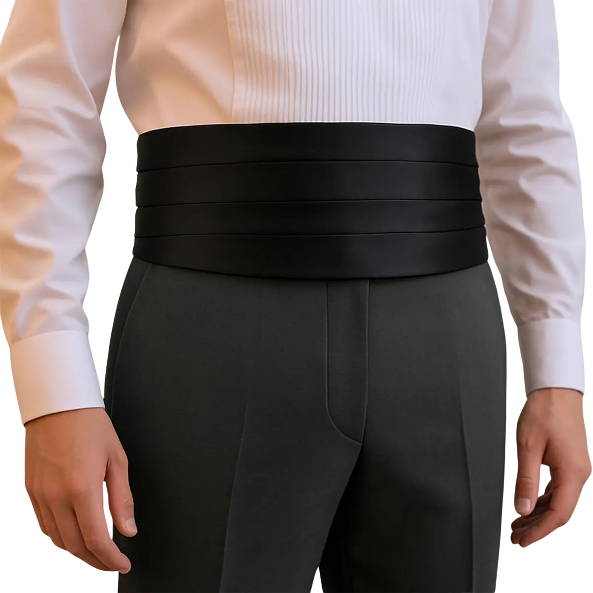 Fascia Tuxedo Belt-BLK